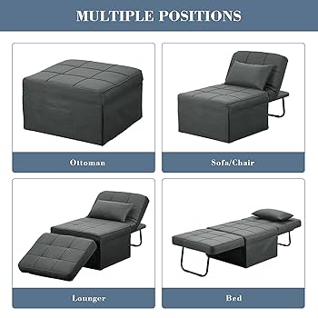Amazon.com: Ainfox Convertible Sofa Bed,4-in-1 Multi